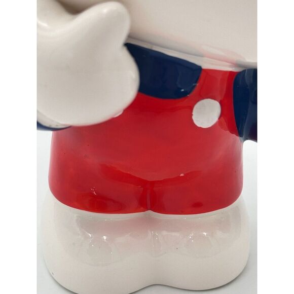 Vintage 1976 Hello Kitty Ceramic Bank Sanrio Japan Rare Whisker Misprint - Picture 9 of 10